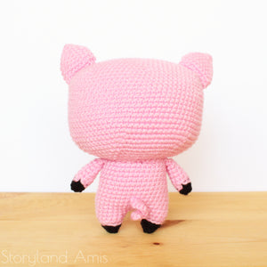 PATTERN Ralph the Cuddle-Sized Pig Amigurumi