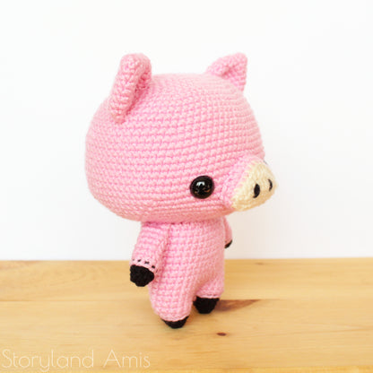 PATTERN Ralph the Cuddle-Sized Pig Amigurumi