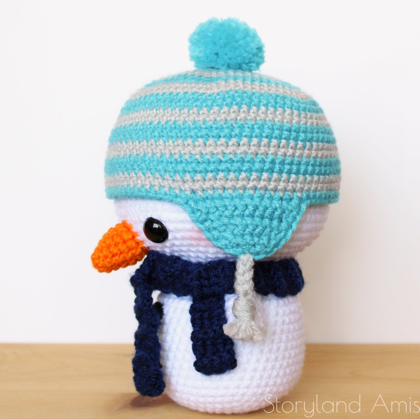 PATTERN Roly the Cuddle-Sized Snowman Amigurumi