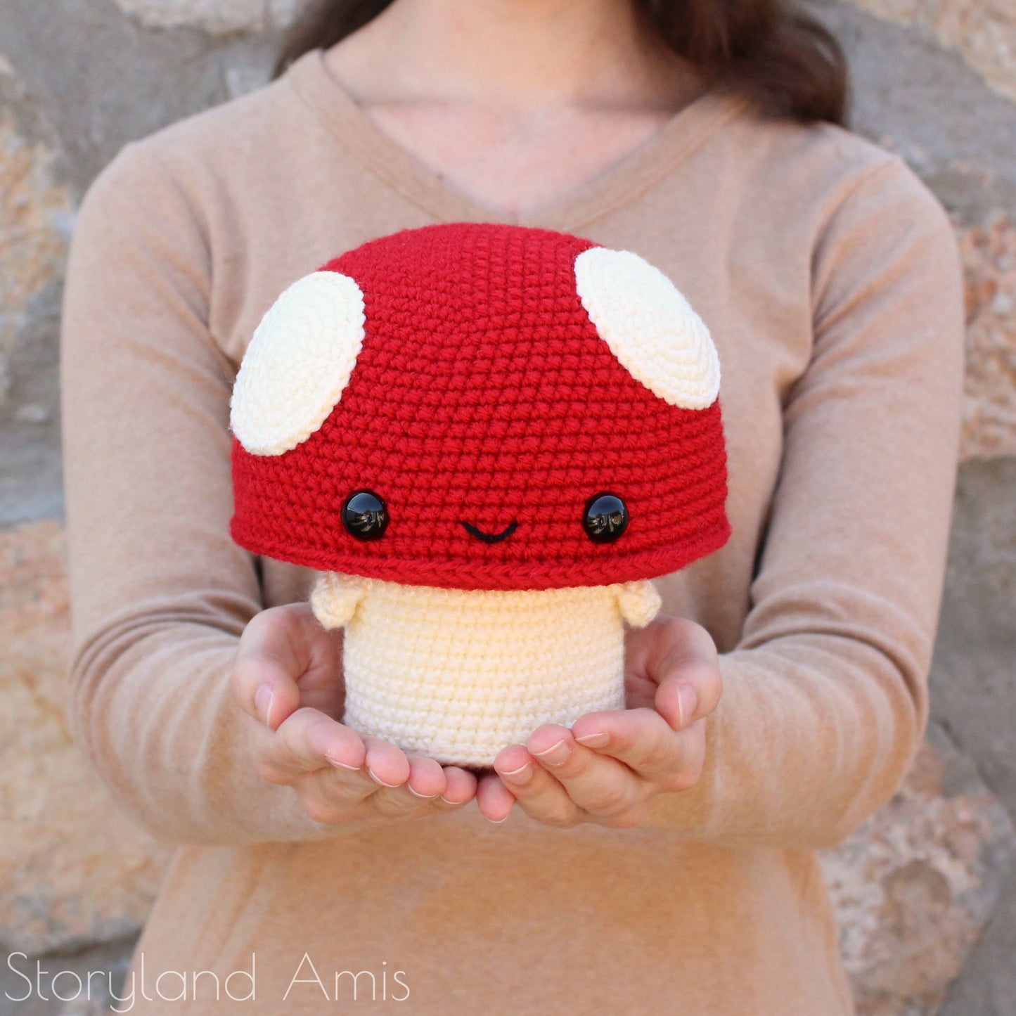 PATTERN Aidan the Cuddle-Sized Mushroom Amigurumi
