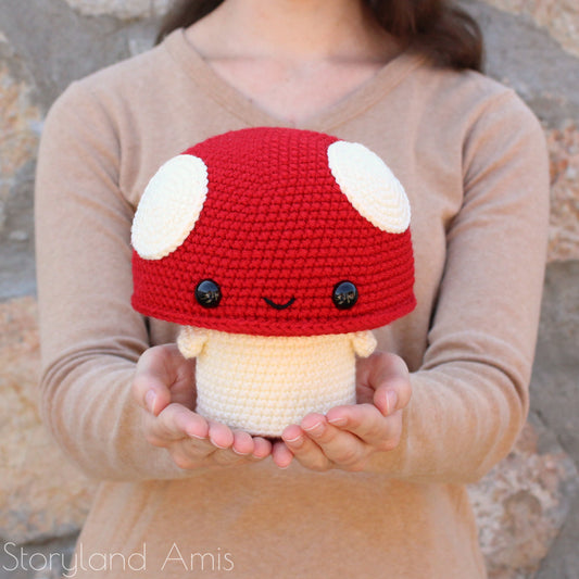 PATTERN Aidan the Cuddle-Sized Mushroom Amigurumi