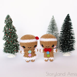 PATTERN Sugar Baby & Spice Jr. the Baby Gingerbread Twins Amigurumi
