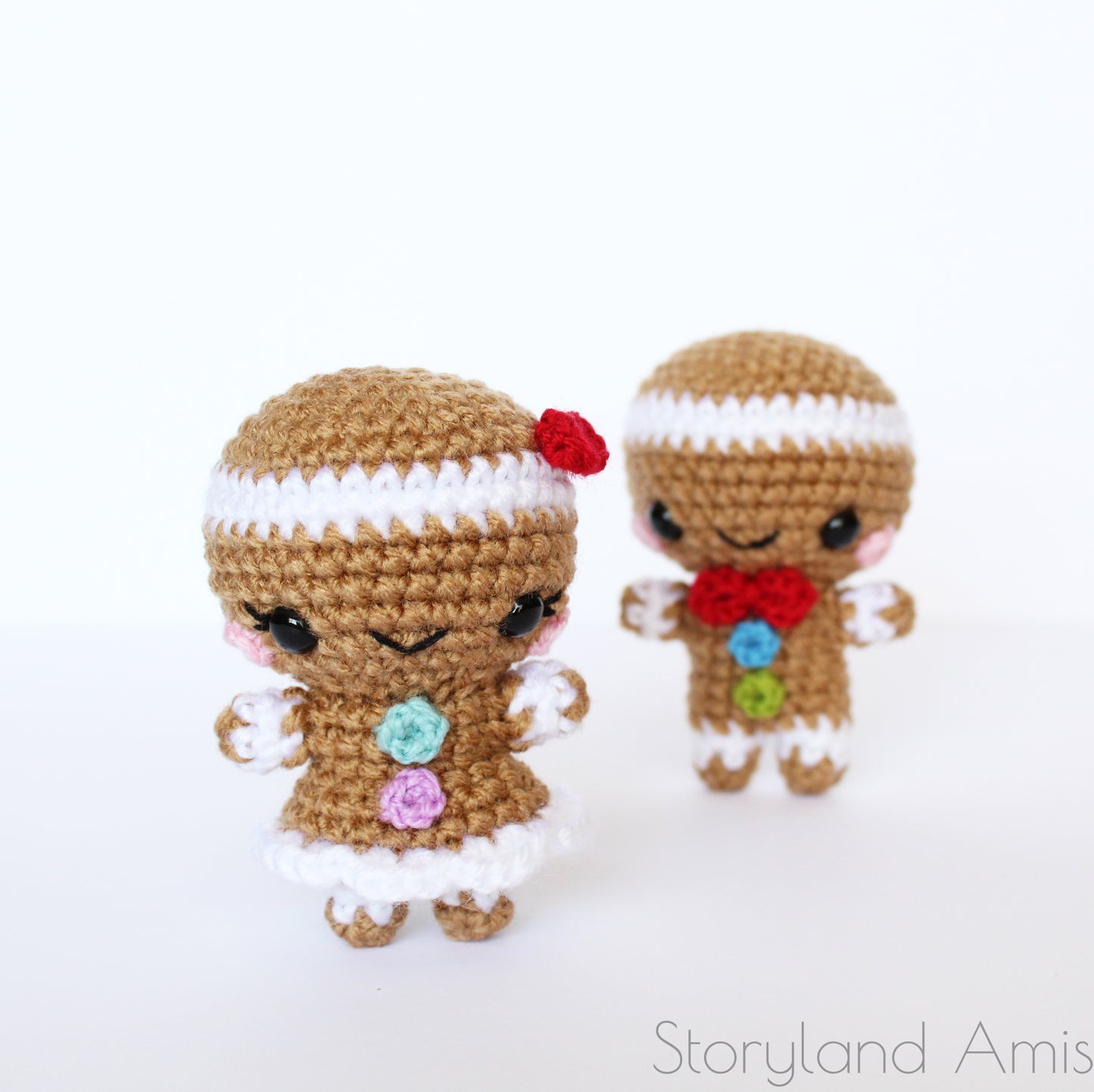 PATTERN Sugar Baby & Spice Jr. the Baby Gingerbread Twins Amigurumi