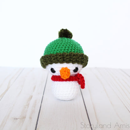 PATTERN Roly the Baby Snowman Amigurumi
