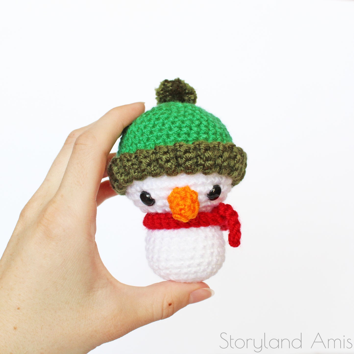 PATTERN Roly the Baby Snowman Amigurumi
