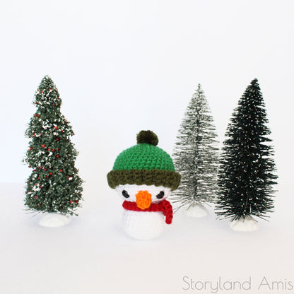 PATTERN Roly the Baby Snowman Amigurumi
