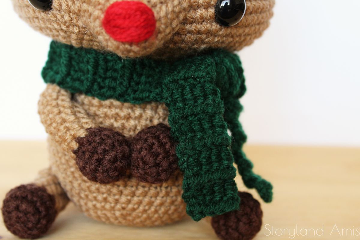 PATTERN Donovan the Cuddle-Sized Reindeer Amigurumi
