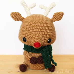 PATTERN Donovan the Cuddle-Sized Reindeer Amigurumi