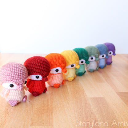 5 PATTERN Christmas Minis Amigurumi Bundle Pack