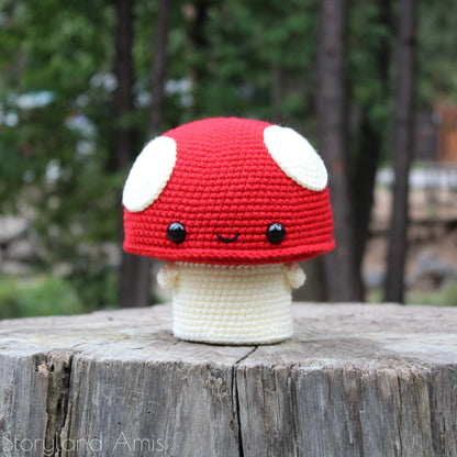 PATTERN Aidan the Cuddle-Sized Mushroom Amigurumi