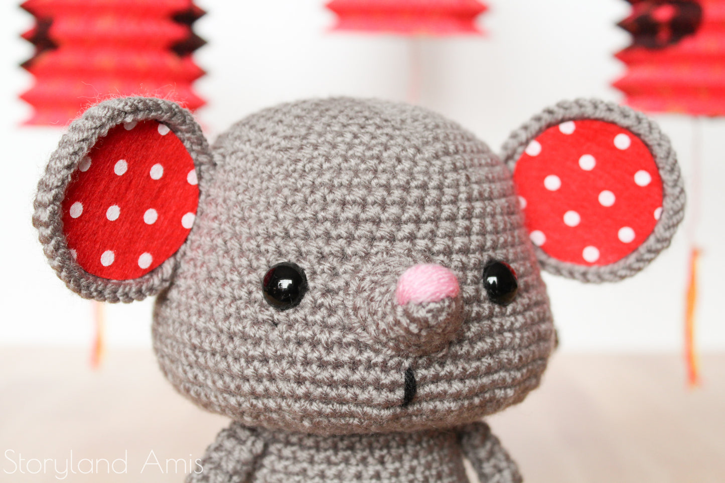 PATTERN Cuddle-Sized Reggie the Rat (Mouse) Amigurumi