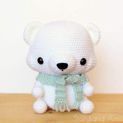 PATTERN Paddy the Cuddle-Sized Polar Bear Amigurumi