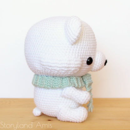 PATTERN Paddy the Cuddle-Sized Polar Bear Amigurumi