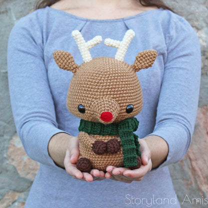 PATTERN Donovan the Cuddle-Sized Reindeer Amigurumi