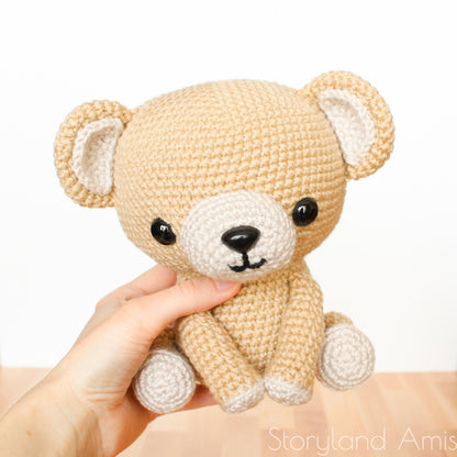 PATTERN Cuddle-Sized Tristan the Teddy Bear Amigurumi