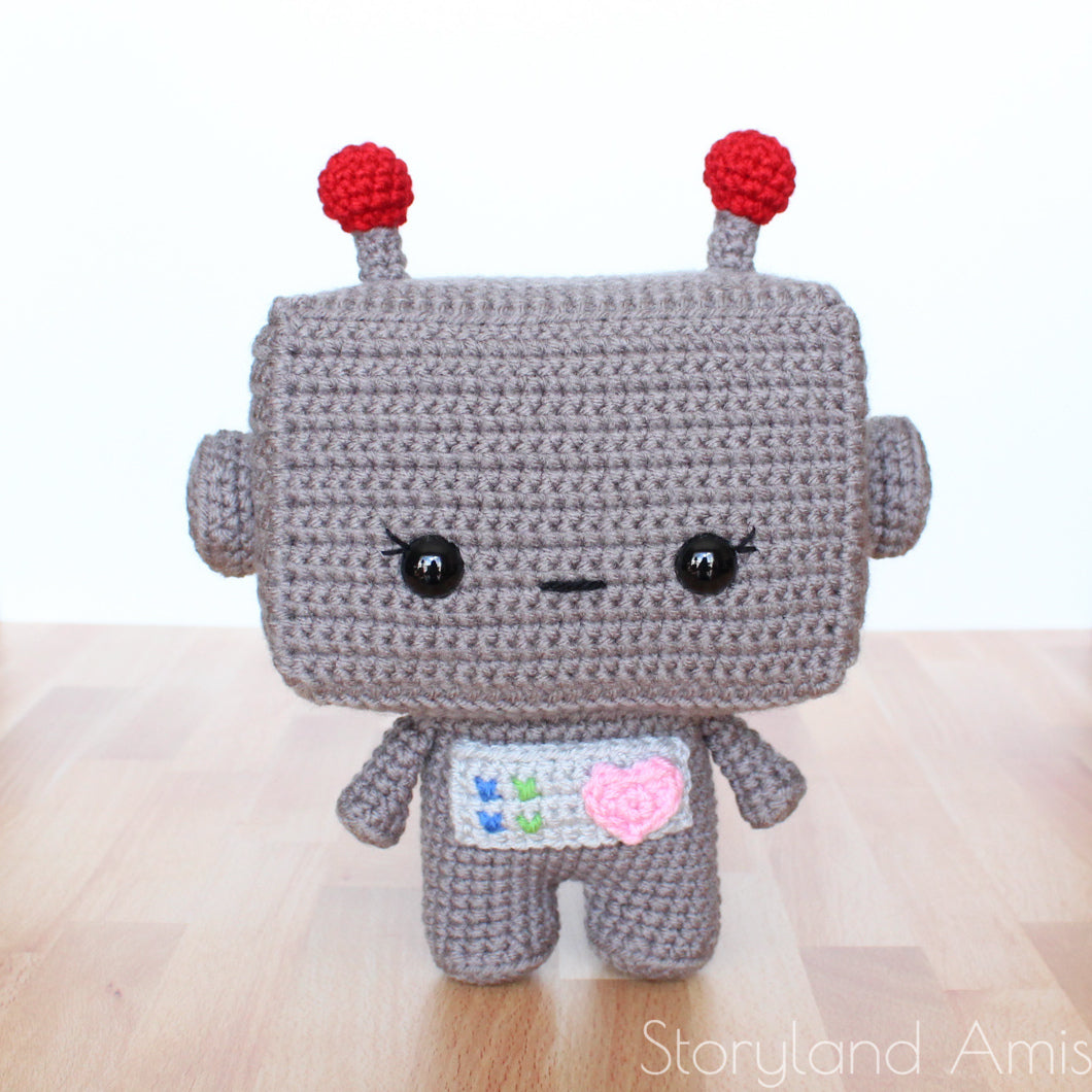 PATTERN Cuddle-Sized Beep and Boop the Robot Twins Amigurumi