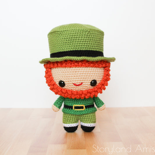 PATTERN Cuddle-Sized Sean the Leprechaun Amigurumi