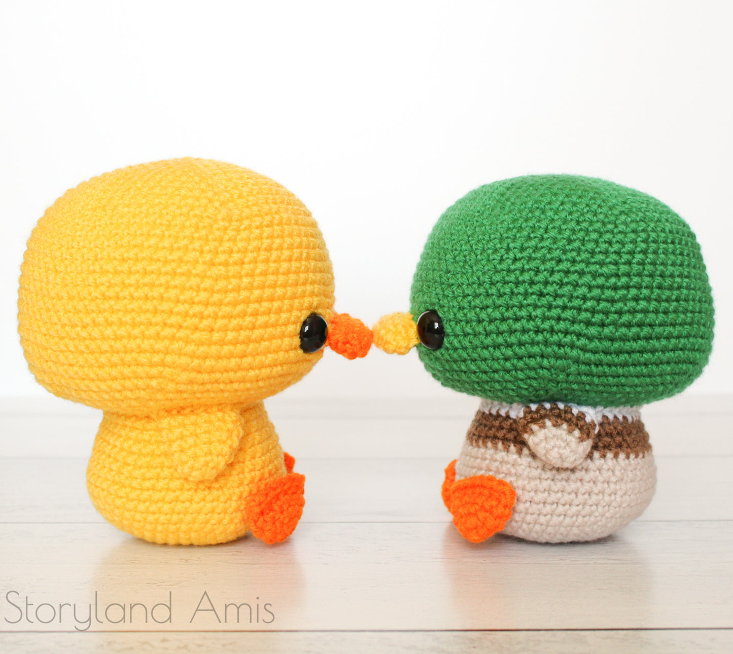 PATTERN Cuddle-Sized Maddox the Mallard and Davy the Duck Amigurumi