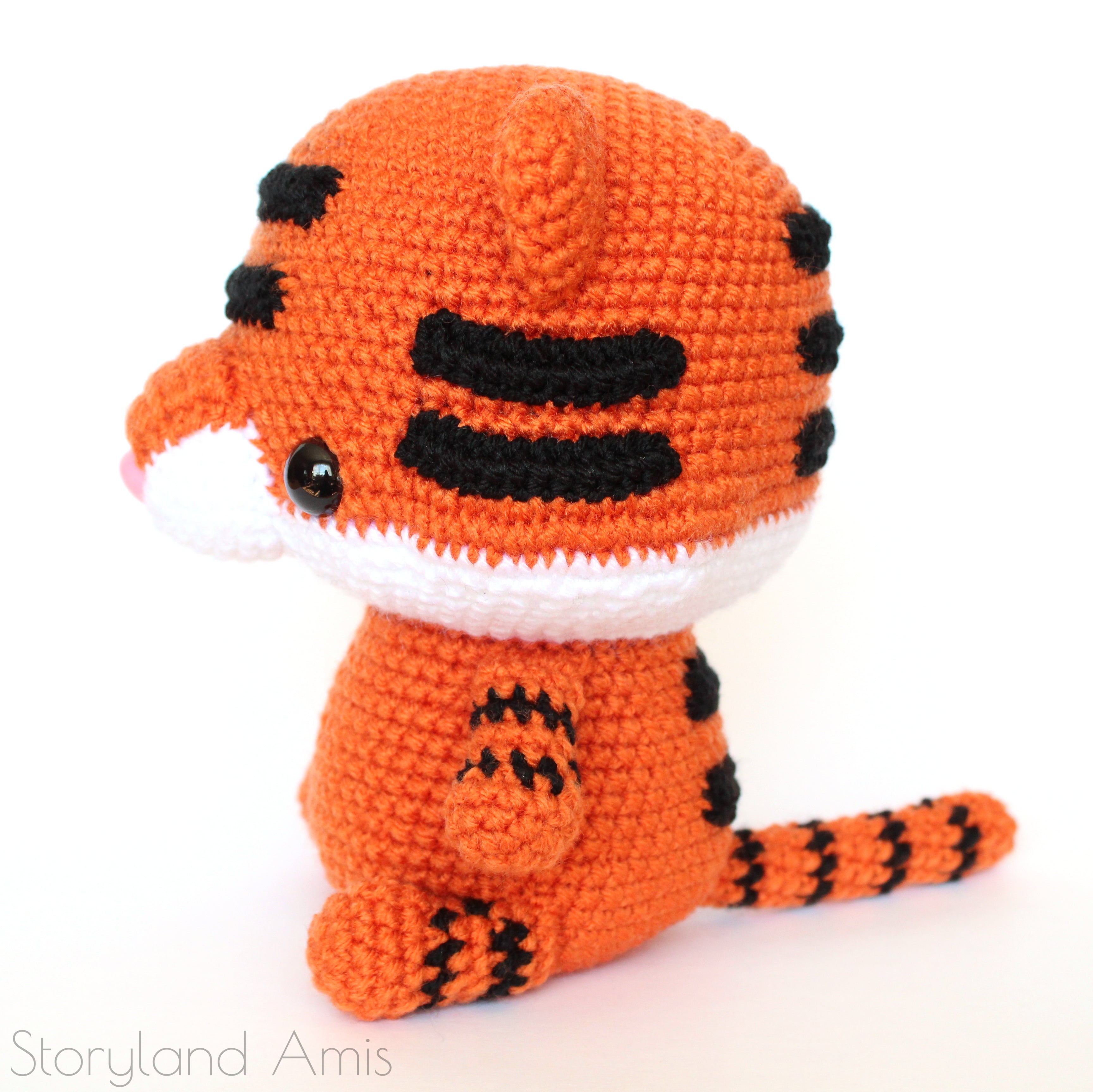 PATTERN Terrance the Cuddle-Sized Tiger Amigurumi – Storyland Amis