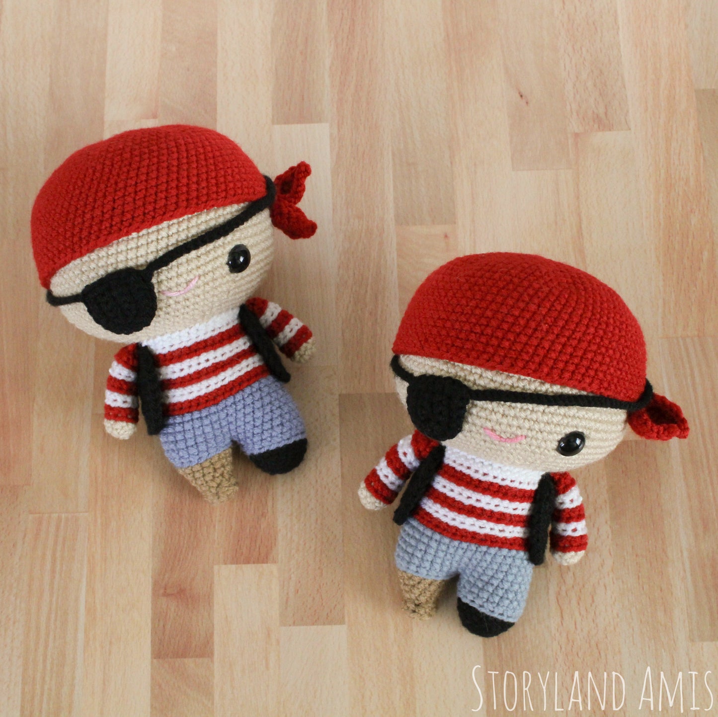PATTERN Pete the Pirate Amigurumi