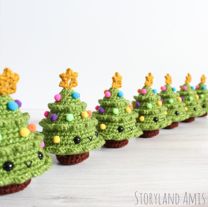 5 PATTERN Christmas Minis Amigurumi Bundle Pack