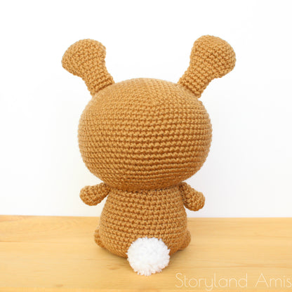 PATTERN Mocha the Cuddle-Sized Bunny Amigurumi