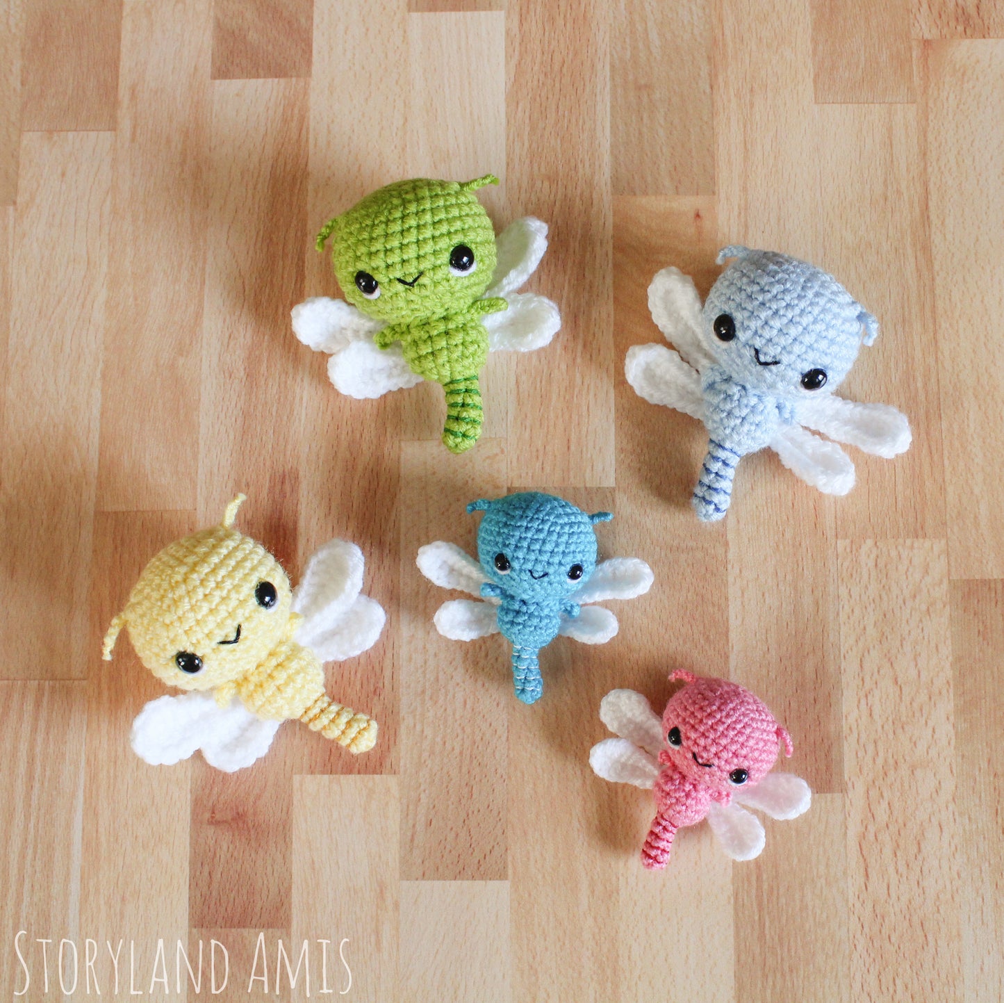 PATTERN Dash the Baby Dragonfly Amigurumi