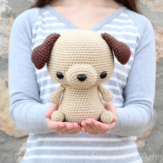 PATTERN Chet the Cuddle-Sized Puppy Dog Amigurumi