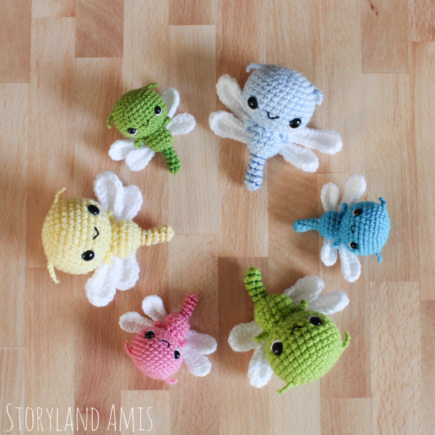 PATTERN Dash the Baby Dragonfly Amigurumi