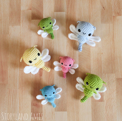 PATTERN Dash the Baby Dragonfly Amigurumi