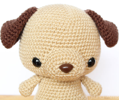 PATTERN Chet the Cuddle-Sized Puppy Dog Amigurumi