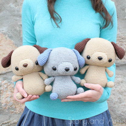 PATTERN Chet the Cuddle-Sized Puppy Dog Amigurumi