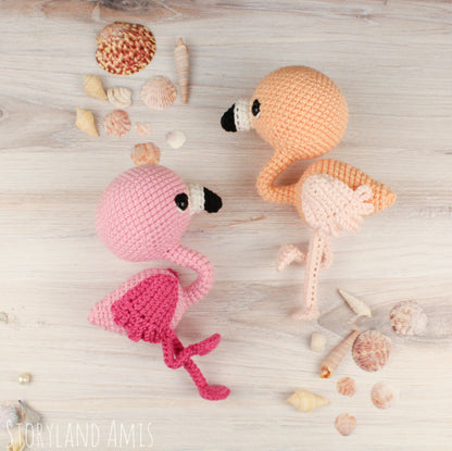 Crochet PATTERN: Penny the Flamingo Amigurumi