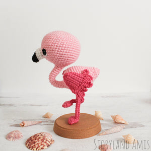 Crochet PATTERN: Penny the Flamingo Amigurumi