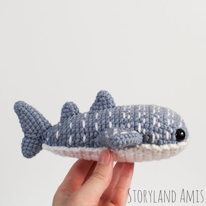 Crochet PATTERN: Jonah the Whale Shark Amigurumi