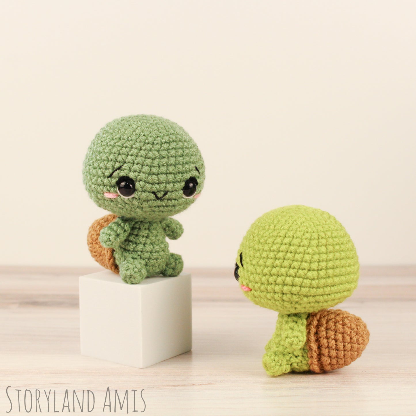 Crochet PATTERN Tuck the Baby Tortoise Amigurumi