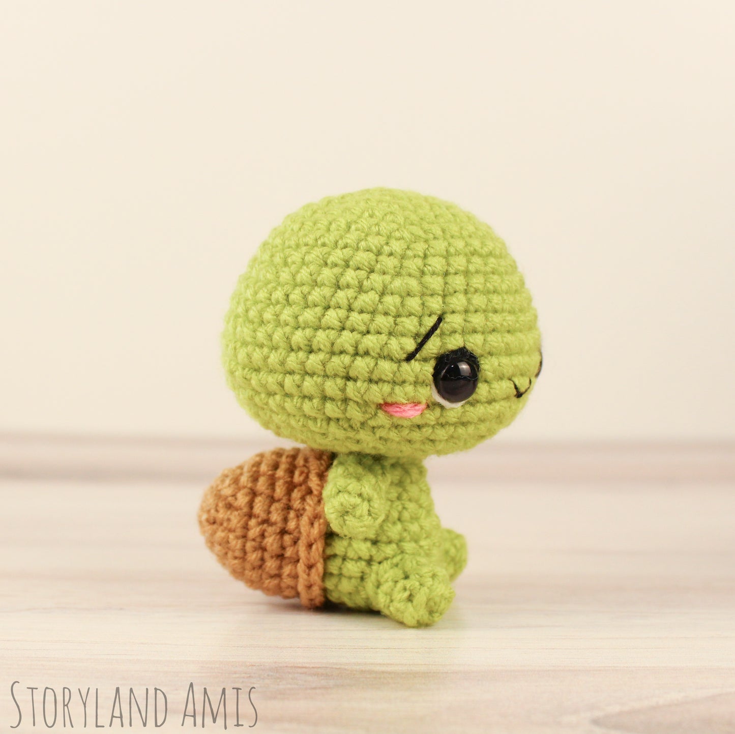 Crochet PATTERN Tuck the Baby Tortoise Amigurumi