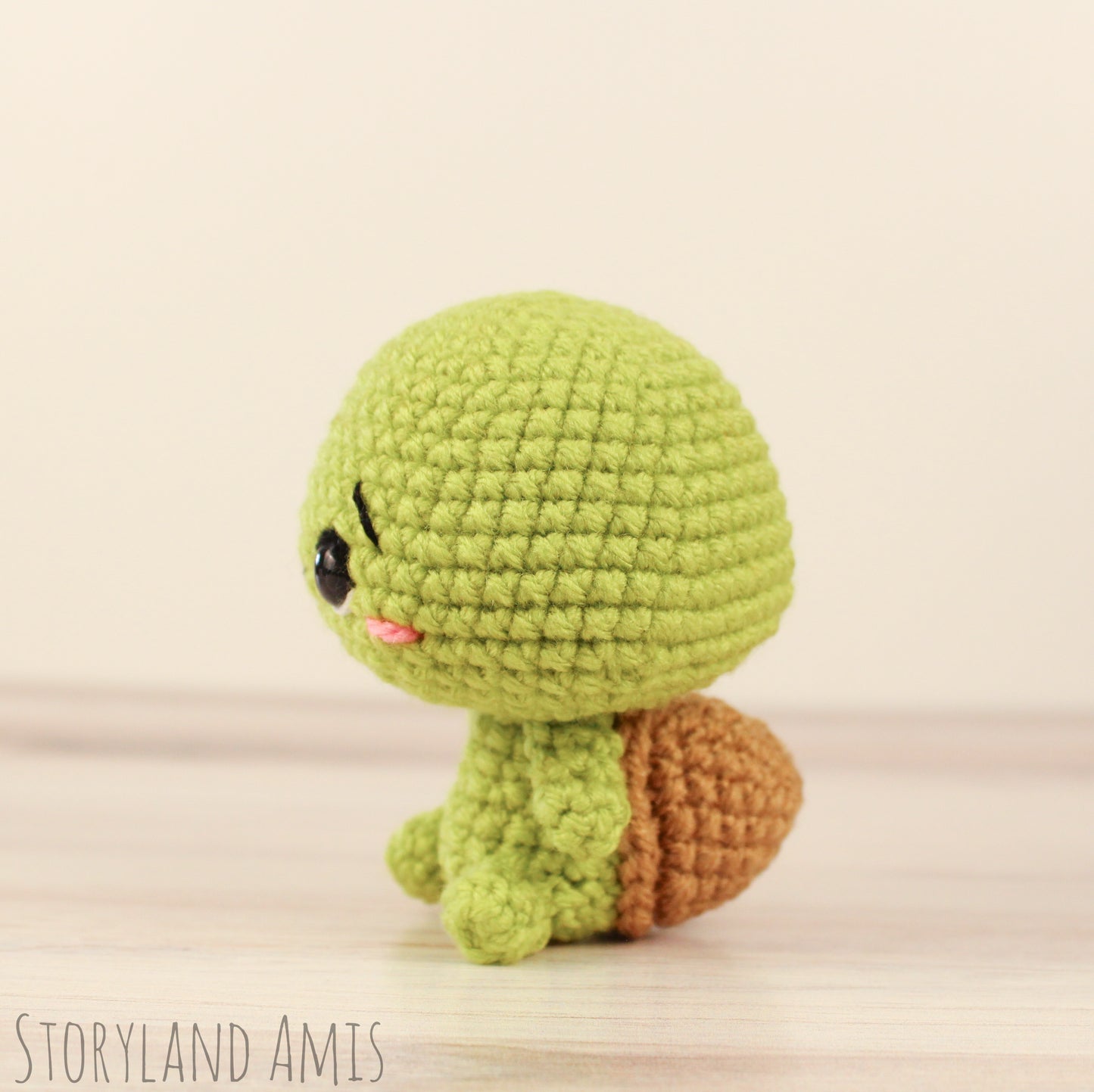 Crochet PATTERN Tuck the Baby Tortoise Amigurumi