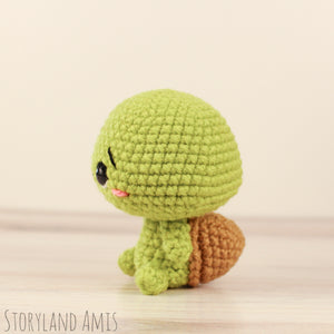 Crochet PATTERN Tuck the Baby Tortoise Amigurumi