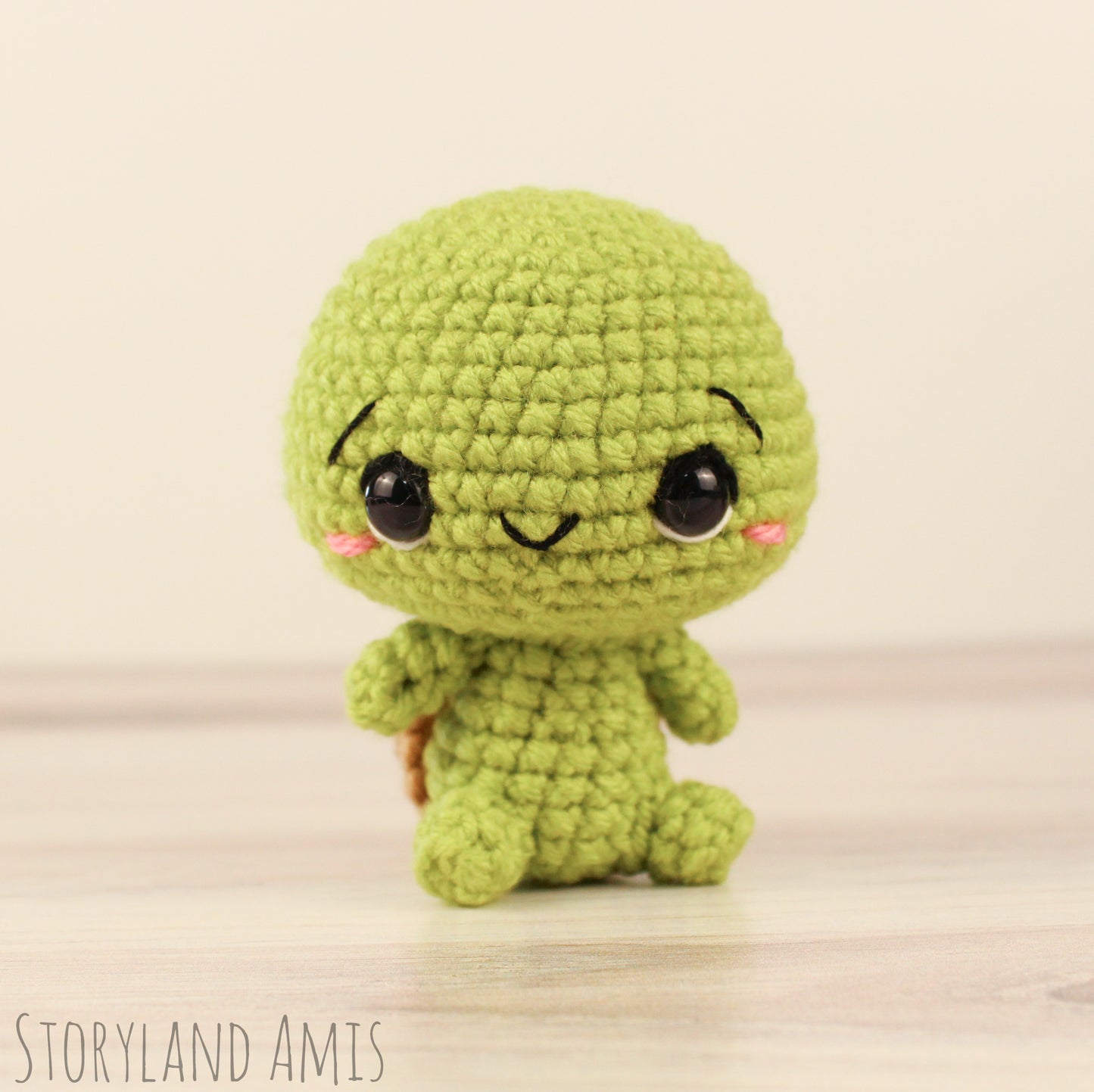 Crochet PATTERN Tuck the Baby Tortoise Amigurumi