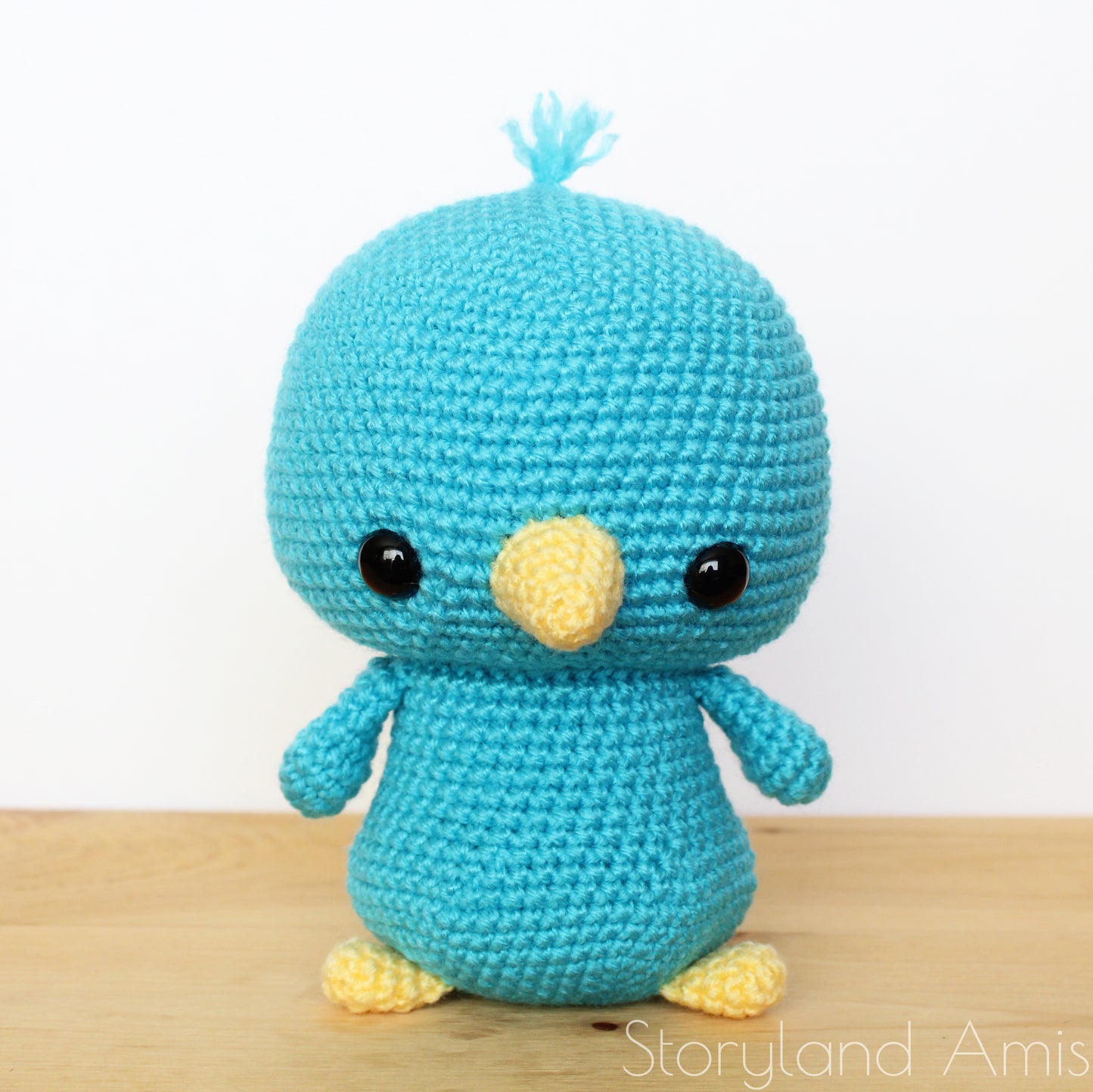 PATTERN Oliver the Cuddle-Sized Bluebird Amigurumi