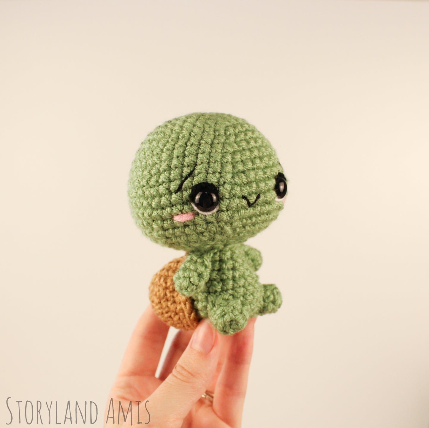Crochet PATTERN Tuck the Baby Tortoise Amigurumi