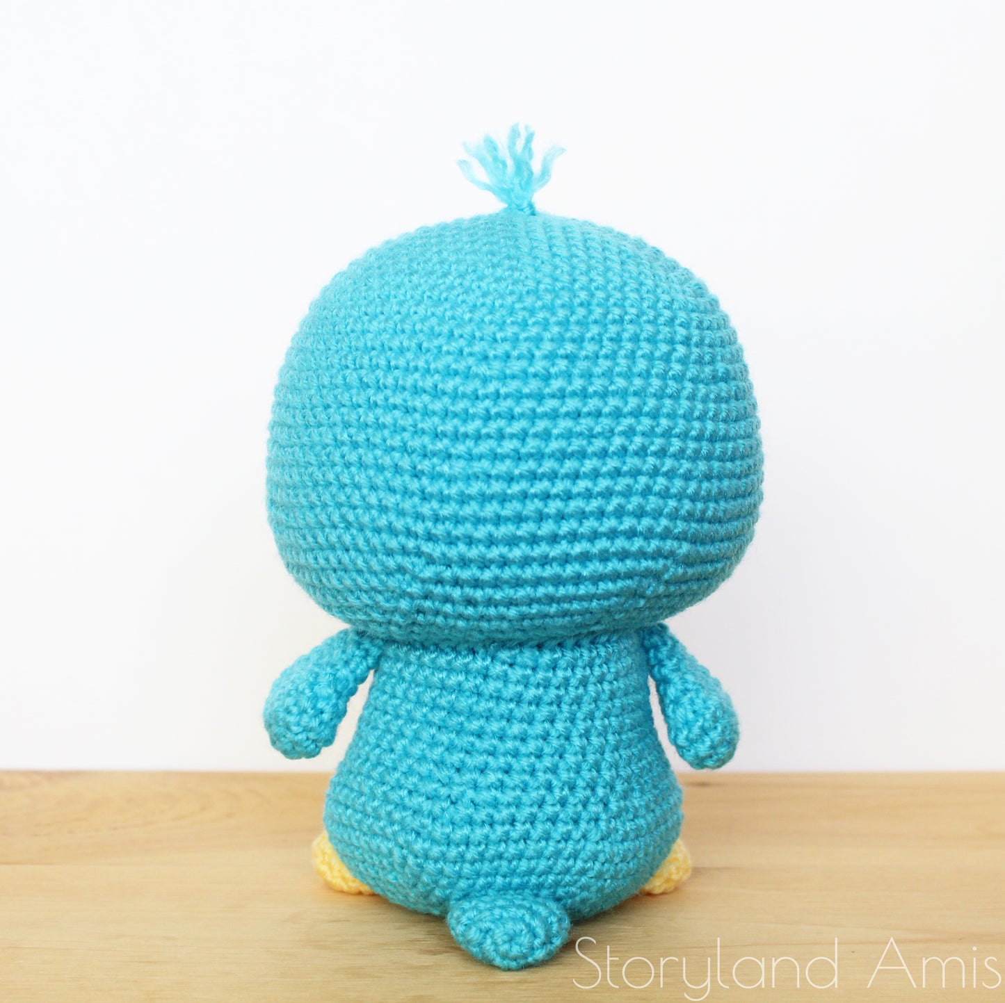PATTERN Oliver the Cuddle-Sized Bluebird Amigurumi