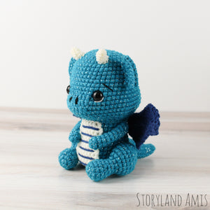 Crochet PATTERN George the Dragon Amigurumi