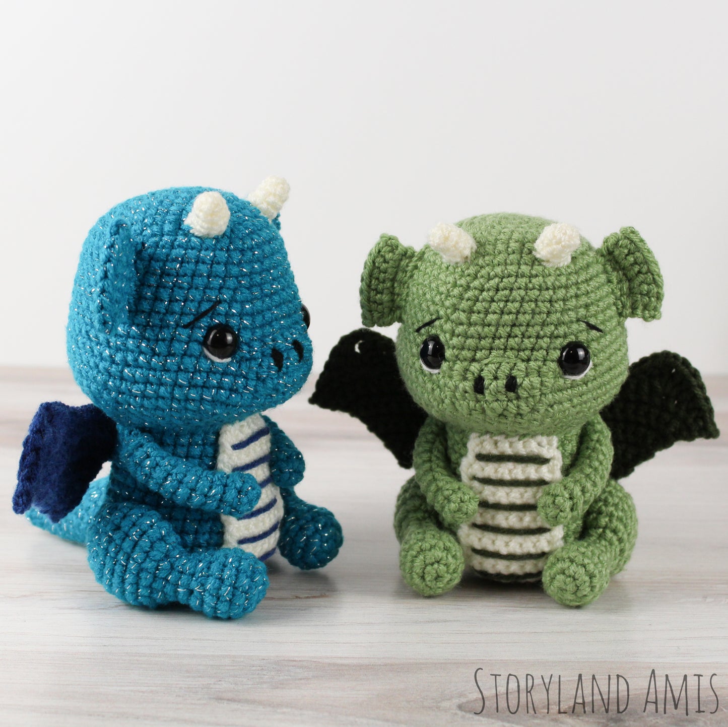 Crochet PATTERN George the Dragon Amigurumi
