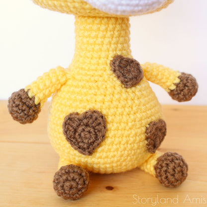 PATTERN Gerald the Cuddle-Sized Giraffe Amigurumi