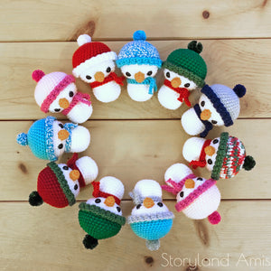 4 PATTERN Christmas Babies Amigurumi Bundle Pack