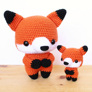 PATTERN Freddy the Cuddle-Sized Fox Amigurumi