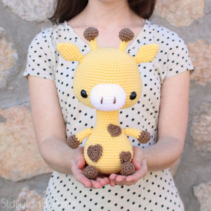 PATTERN Gerald the Cuddle-Sized Giraffe Amigurumi