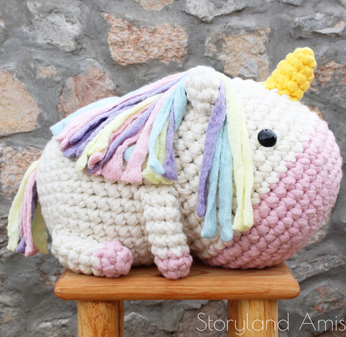 PATTERN Extreme Amigurumi Bubbles the Unicorn